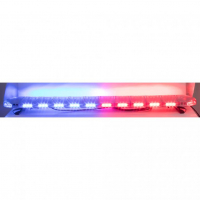 [LED rampa 1442mm, modrá/červená, 12-24V, ECE R65]