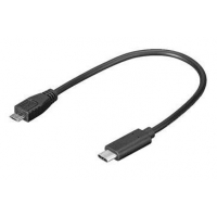 [Kabelová redukce USB-C / microUSB pro montáž DVRB s microUSB do vozů Škoda]