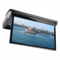 [Stropní LCD monitor 13,3" černý s OS. Android HDMI / USB, dálkové ovládání]