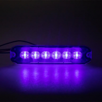 [PROFI SLIM výstražné LED světlo vnější, modré, 12-24V, ECE R10]