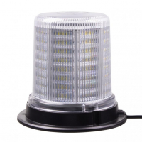 [LED maják, 12-24V, 128x1,5W bílý, pevná montáž, ECE R10]