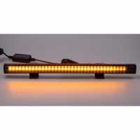 [Gumové výstražné LED světlo vnější, oranžové, 12/24V, 340mm]