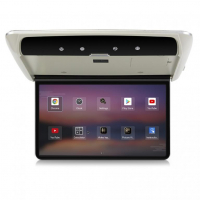 [Stropní LCD monitor 13,3" s OS. Android USB/SD/HDMI/FM, dálkové ovládání se snímačem pohybu, šedý]