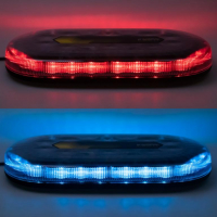 [Mini LED rampa, modro-červená, 12-24V, ECE R65, magnet]
