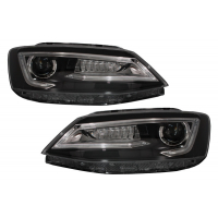 [Fényszórók LED DRL VW Jetta Mk6 VI (2011-2017) Bi-Xenon Design Dynamic Flowing Signals Demon Look modell]