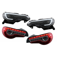 [LED-es fényszórók hátsó lámpával Full LED Toyota 86 (2012-2019) Subaru BRZ (2012-2018) Scion FR-S (2013-2016) szekvenciális dinamikus kanyarodó lámpákkal]