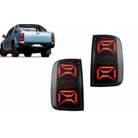 [Teljes LED-es hátsó lámpák a VW Amarok (2010-2020) dinamikus szekvenciális kanyarodási lámpa Smokejéhez]