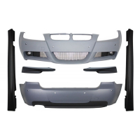 [Karosszériakészlet első lökhárító osztókkal Spoiler alkalmas BMW 3-as Touring E91 LCI (2008-2011) M-Technik M-Sport M-Tech Design]